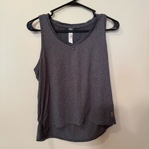 Ellie Gray Sleeveless Tank Top with Relaxed Asymmetrical Style